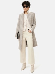 Jigsaw Cream Tyne Wide Leg Jeans - Image 1 of 4