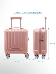 Flight Knight 45x36x20cm Easy Jet Underseat 8 Wheel ABS Hard Case Cabin Carry On Hand Luggage - Image 2 of 7