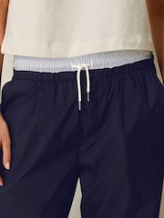Marineblau/blau - Boxer Hose mit weitem Bein - Bild 3 von 6