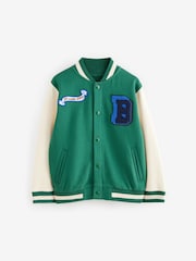 Green Varsity Bomber Jacket (3-16yrs) - Image 1 of 5