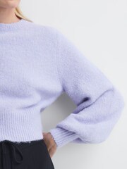 Florere Fluffy Crew Neck Jumper - Image 3 of 6