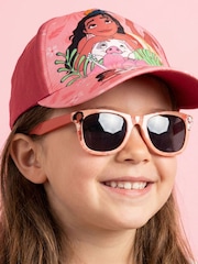 Peers Hardy Pink Disney Moana Cap and Sunglasses Set - Image 1 of 6