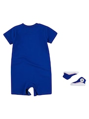 Converse Blue Romper and Bootie Baby Set - Image 2 of 3