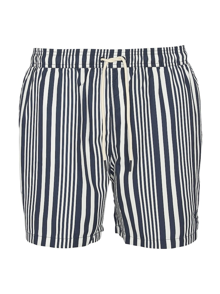 Barbour® Navy Decklam Stripe Swim Shorts - Image 3 of 3