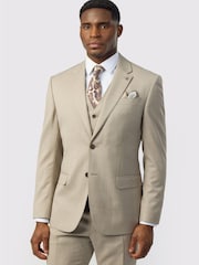Ted Baker Tailoring Natural Tailored Fit Super 100s Twill Jacket - Image 1 of 4