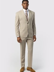 Ted Baker Tailoring Natural Tailored Fit Super 100s Twill Jacket - Image 3 of 4