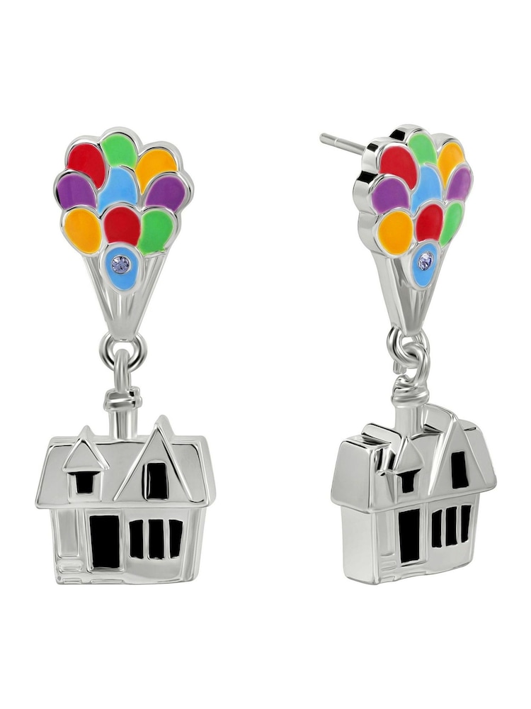 Peers Hardy Silver Disney Pixar UP Balloon House Stud Earrings - Image 1 of 3 Peers Hardy Silver Disney Pixar UP Balloon House Stud Earrings - Image 1 of 3