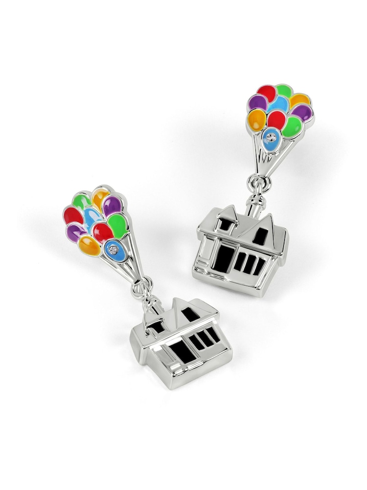 Peers Hardy Silver Disney Pixar UP Balloon House Stud Earrings - Image 2 of 3 Peers Hardy Silver Disney Pixar UP Balloon House Stud Earrings - Image 2 of 3
