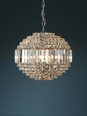 Laura Ashley Chrome Vienna 5 Light Chandelier Light - Image 1 of 5