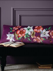 Bridgerton by Catherine Lansfield Purple Sparkle Within Cushion - Image 1 of 5