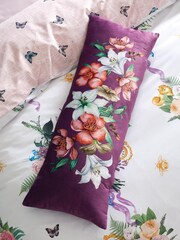 Bridgerton by Catherine Lansfield Purple Sparkle Within Cushion - Image 4 of 5
