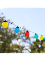Lights4fun 30 Multi-coloured Plug In Festival Festoon Lights - Image 1 of 3