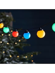 Lights4fun 30 Multi-coloured Plug In Festival Festoon Lights - Image 3 of 3