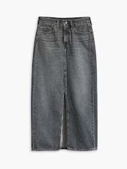 Levi's® Black 100% Cotton Ankle Column Skirt - Image 6 of 8