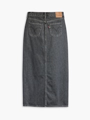 Levi's® Black 100% Cotton Ankle Column Skirt - Image 7 of 8