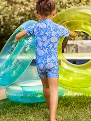 Blue Sunsafe Swimsuit (3mths-7yrs) - Image 3 of 6