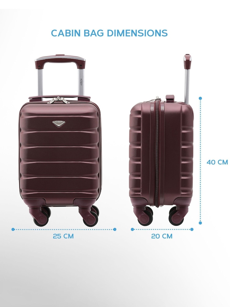Flight Knight Burgundy Luggage - Image 2 of 7