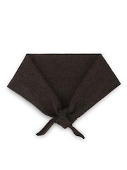 Totes Brown Wool Blend Triangle Scarf - Image 3 of 5