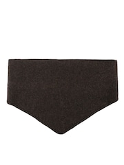 Totes Brown Wool Blend Triangle Scarf - Image 4 of 5