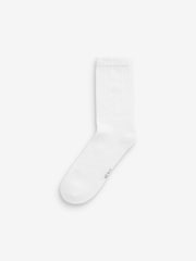 White Cushioned Sports Socks 4 Pack - Image 2 of 3