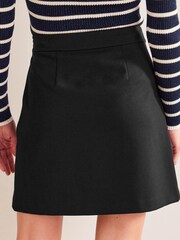 Boden Black Jersey A-line Mini Skirt - Image 4 of 5