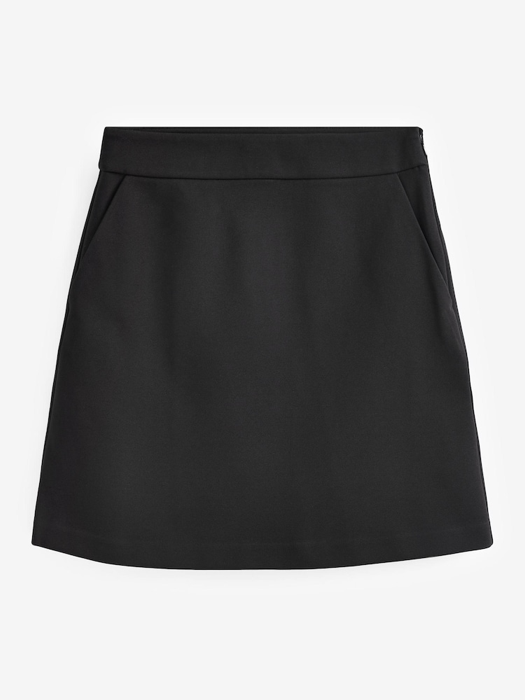 Boden Black Jersey A-line Mini Skirt - Image 5 of 5 Boden Black Jersey A-line Mini Skirt - Image 5 of 5