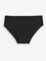Black 10 Pack Bikini Briefs (2-16yrs) - Image 1 of 2