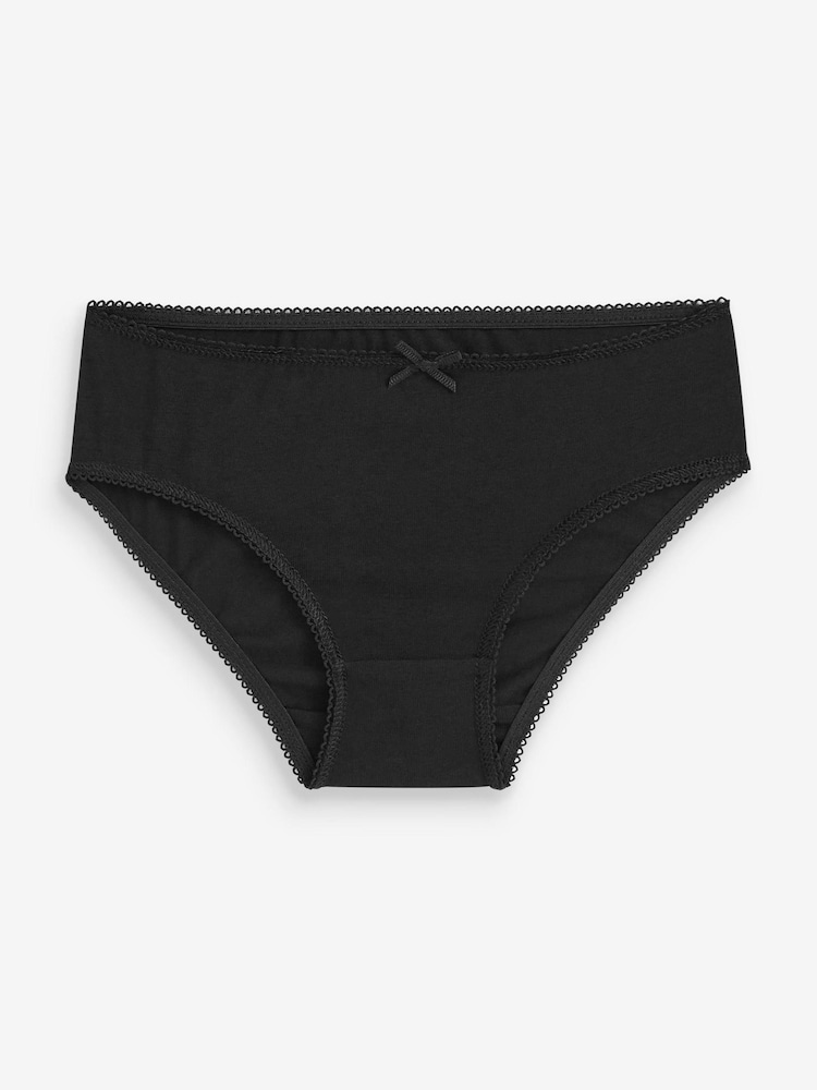 Black 10 Pack Bikini Briefs (2-16yrs) - Image 2 of 2