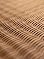 Charles Bentley Natural Zanzibar Garden 2 Seater Bench - Image 6 of 6