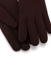 Totes Brown Thermal Gloves with Smartouch - Image 4 of 5
