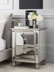 Mirror Fleur 2 Drawer Bedside Table - Image 1 of 5