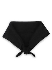 Totes Black Wool Blend Triangle Scarf - Image 3 of 5