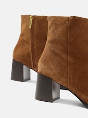 Mint Velvet Brown Tilda Suede Block Heel Boots - Image 5 of 5