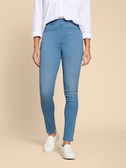 White Stuff Dark Blue Janey Jeggings - Image 1 of 7