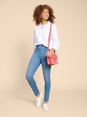 White Stuff Dark Blue Janey Jeggings - Image 3 of 7