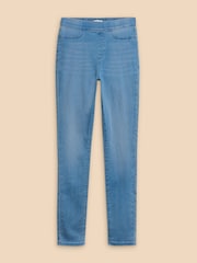 White Stuff Dark Blue Janey Jeggings - Image 5 of 7