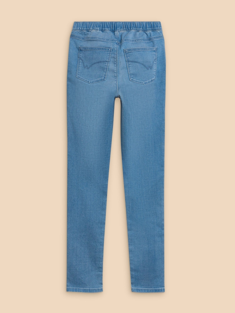 White Stuff Dark Blue Janey Jeggings - Image 6 of 7