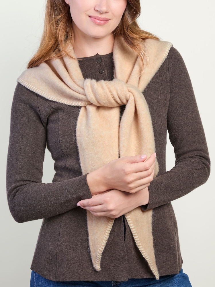 Totes Natural Wool Blend Triangle Scarf - Image 1 of 5