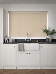 Natural Vanilla Solar Made to Measure Blackout Roller Blind - Image 2 of 6