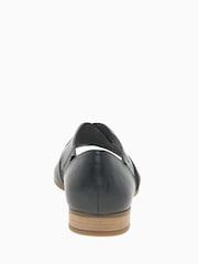 Gabor Wide Fit Sweetly Black Leather Sandals - Image 5 of 5
