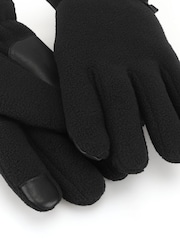 Totes Black Fleece Gloves with Smartouch - Image 4 of 5