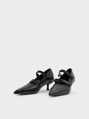 Vagabond Shoemakers Lykke Two Strap Mary Jane Black Heels - Image 2 of 3