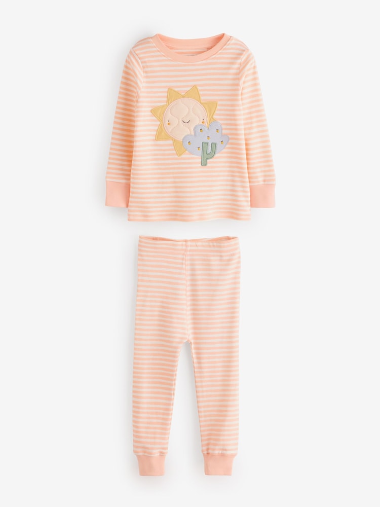 Pastel Character Long Sleeve Snuggle Pyjamas 3 Pack (9mths-16yrs) - Image 11 of 15