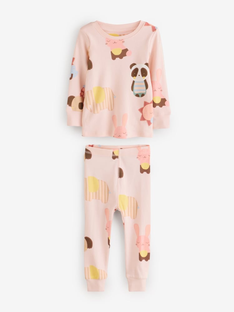 Pastel Character Long Sleeve Snuggle Pyjamas 3 Pack (9mths-16yrs) - Image 13 of 15