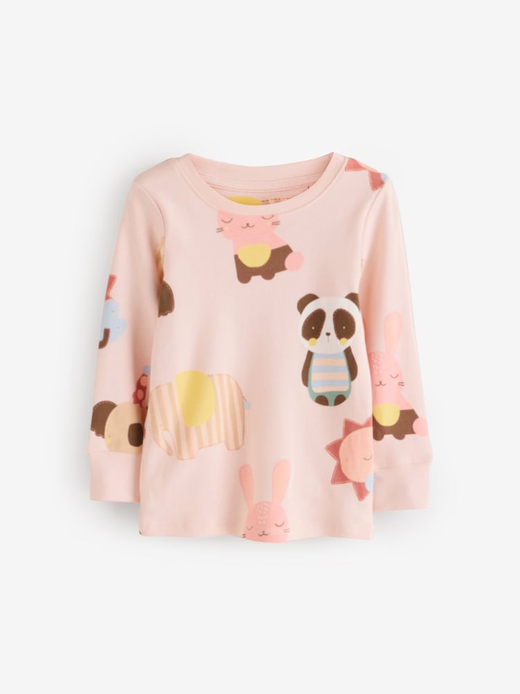 Pastel Character Long Sleeve Snuggle Pyjamas 3 Pack (9mths-16yrs) - Image 14 of 15