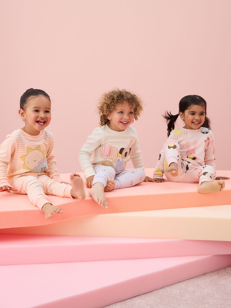 Pastelna z motivom - Pižama z dolgimi rokavi Snuggle Pyjamas 3 Pack (9mths-16yrs) - Slika 2 iz 15 Pastelna z motivom - Pižama z dolgimi rokavi Snuggle Pyjamas 3 Pack (9mths-16yrs) - Slika 2 iz 15
