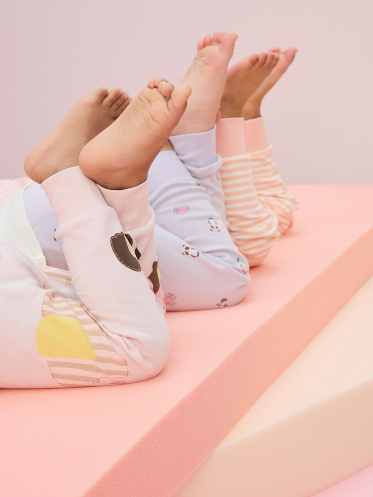 Pastel Character Long Sleeve Snuggle Pyjamas 3 Pack (9mths-16yrs) - Image 4 of 15