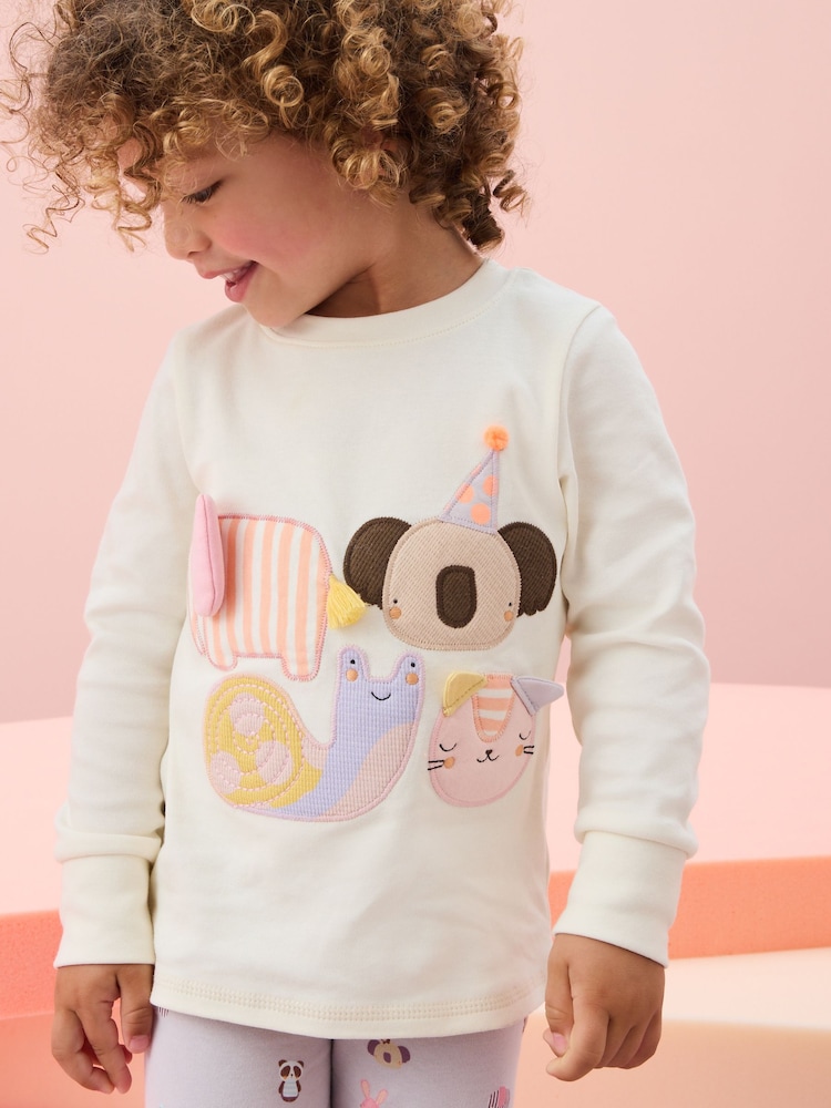 Pastel Character Long Sleeve Snuggle Pyjamas 3 Pack (9mths-16yrs) - Image 5 of 15