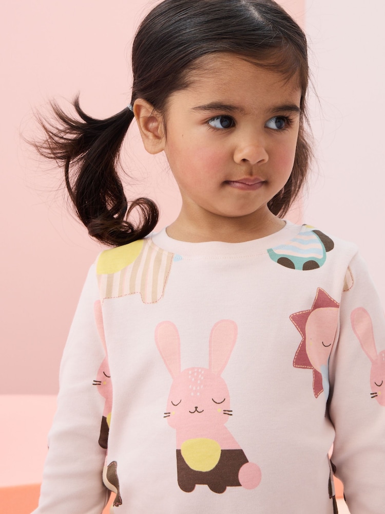 Pastel Character Long Sleeve Snuggle Pyjamas 3 Pack (9mths-16yrs) - Image 6 of 15