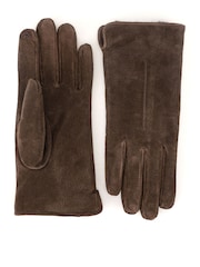 Brun - Totes Suede Gloves With Faux Fur Lining And Smartouch - Image 3 de 5